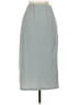MNG Solid Gray Formal Skirt Size S - photo 2