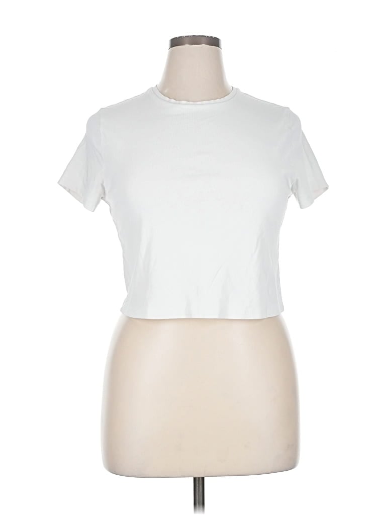 Pre-owned Banana Republic Short Sleeve T-shirt In White