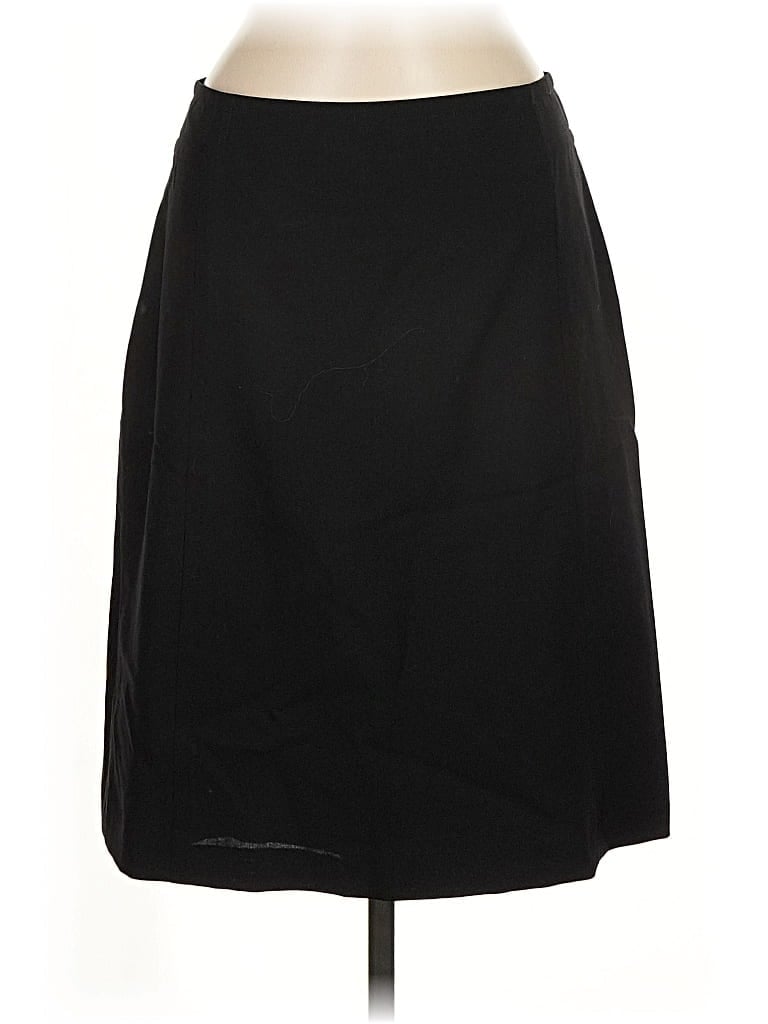 Pre-owned Banana Republic Wool Skirt In Black