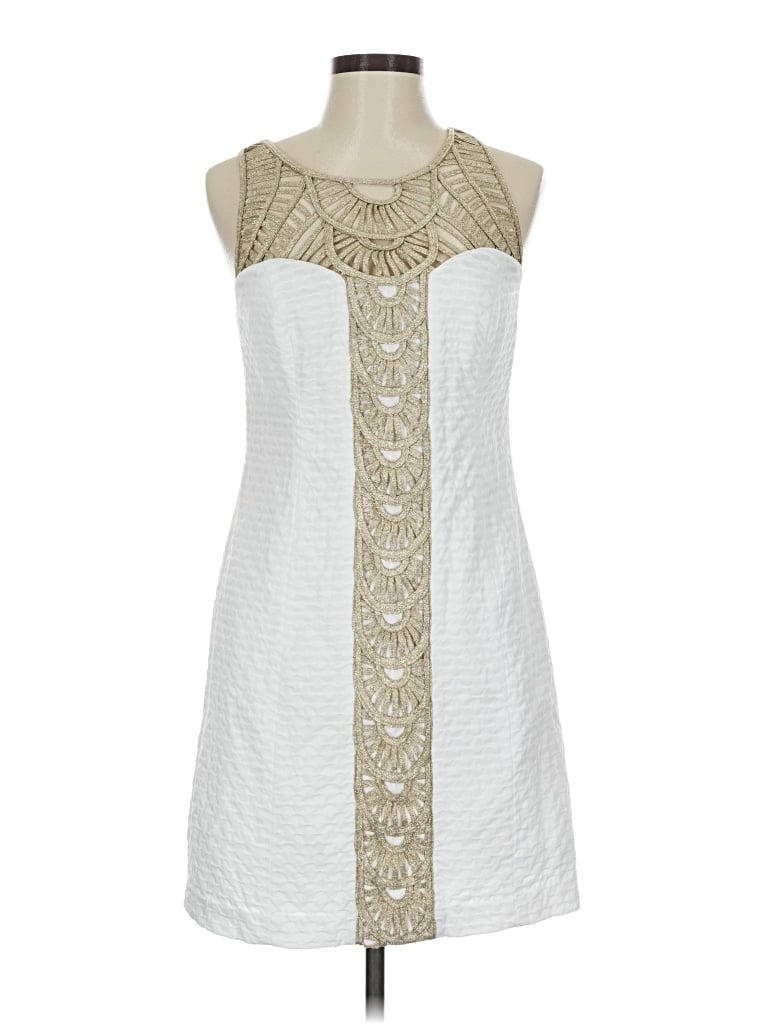 Pre-owned Lilly Pulitzer Casual Dress In White