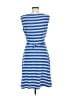 Talbots Stripes Blue Casual Dress Size M - photo 2