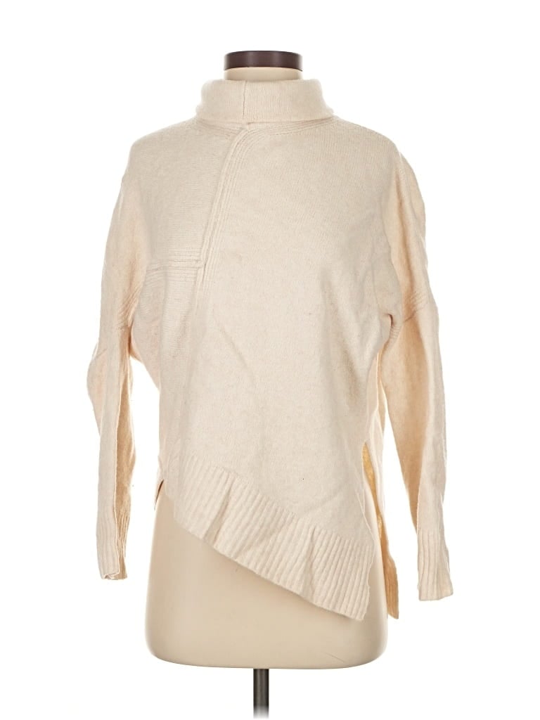 Pre-owned Allsaints Turtleneck Sweater In Brown