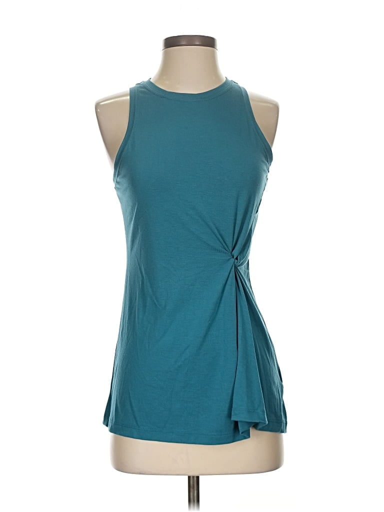 Pre-owned Athleta Sleeveless T-shirt In Blue