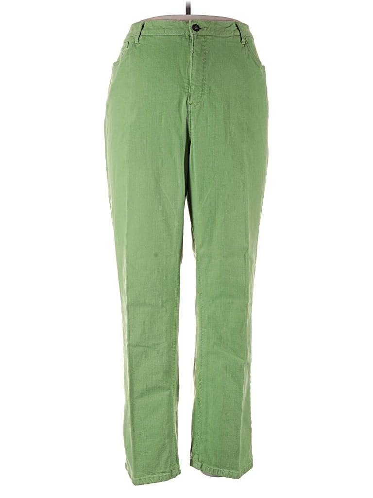 Pre-owned Coldwater Creek Casual Pants In Green
