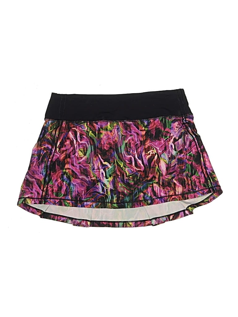 Pre-owned Lululemon Athletica Active Skort In Black