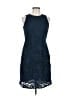 J.Crew 100% Polyester Blue Cocktail Dress Size 6 - photo 1