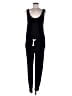 Monrow Solid Black Jumpsuit Size S - photo 1