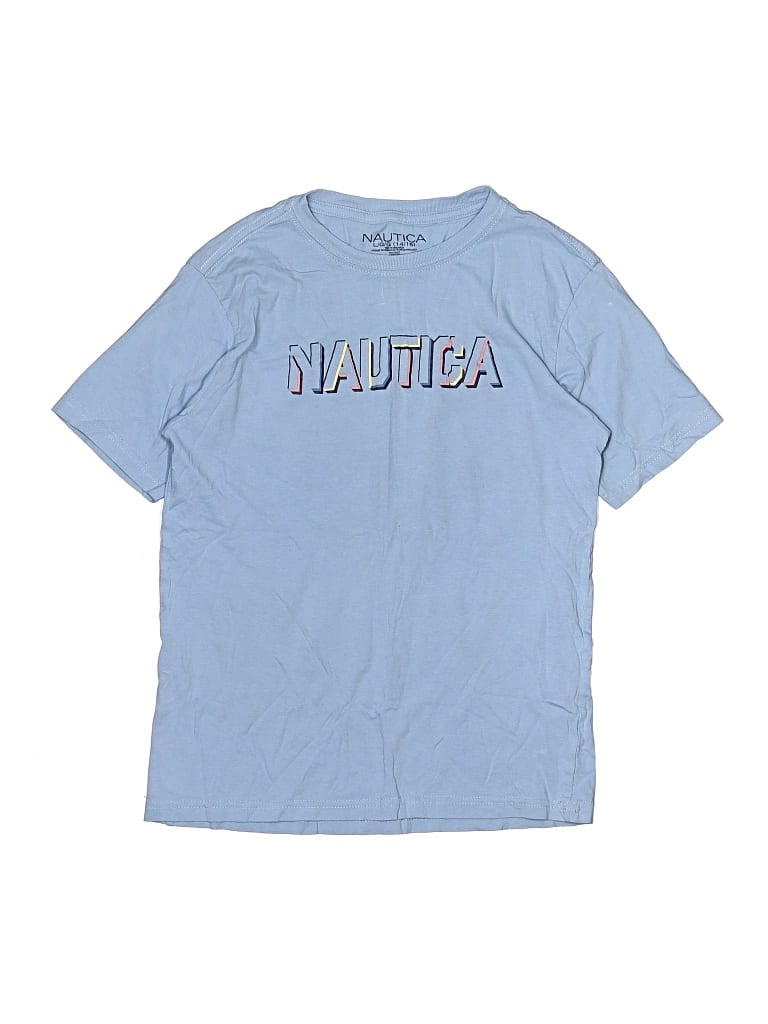 Pre-owned Nautica Kids' Short Sleeve T-shirt In Blue