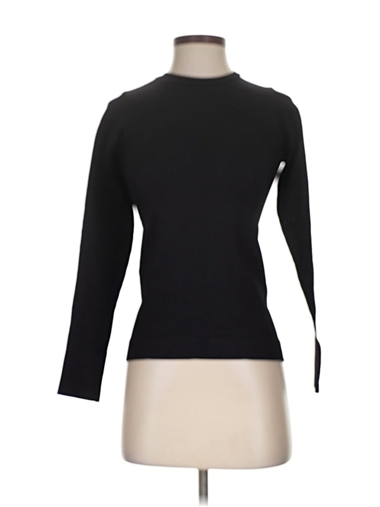 Pre-owned Asos Design 3/4 Sleeve T-shirt In Black