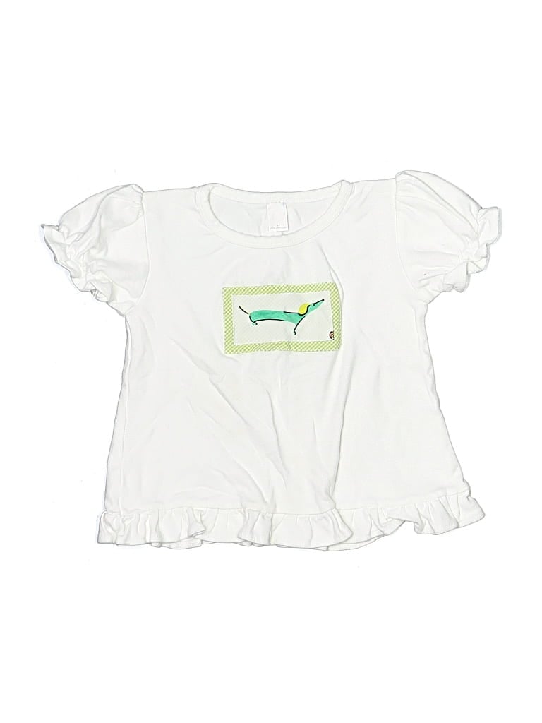 Pre-owned Los Angeles Apparel Kids' Dress In White