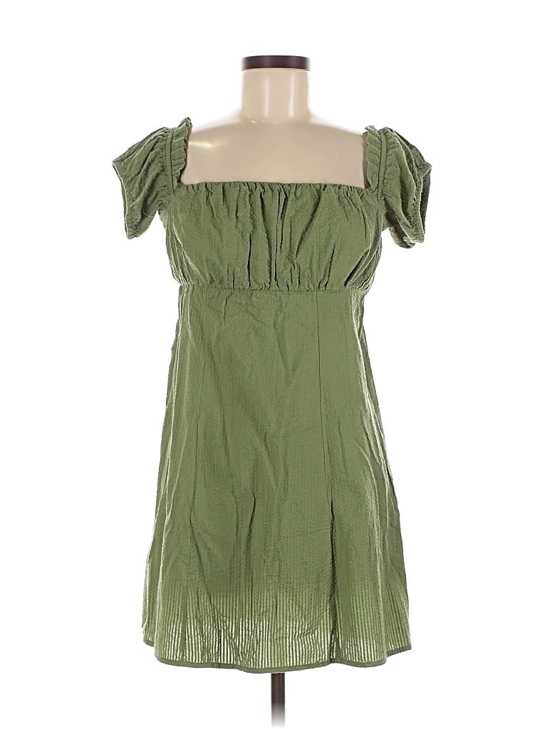 Pre-owned Asos Design Casual Dress In Green