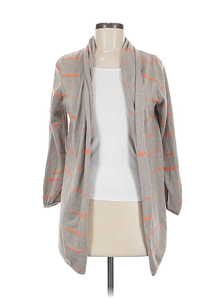 Pre-owned Nic + Zoe Cardigan Sweater In Gray