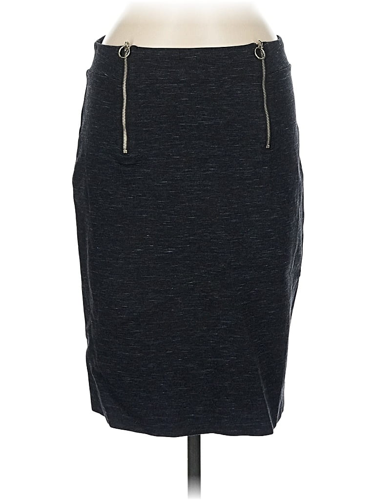 Pre-owned Ann Taylor Casual Skirt In Gray