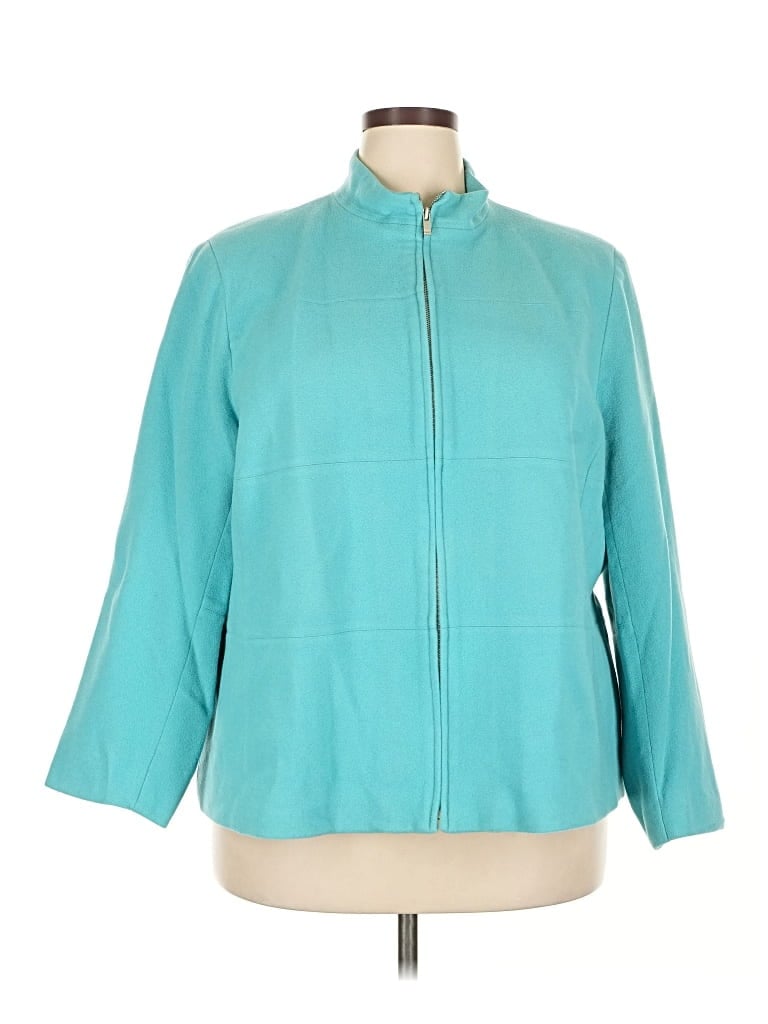 Pre-owned Jones New York Signature Jacket In Blue