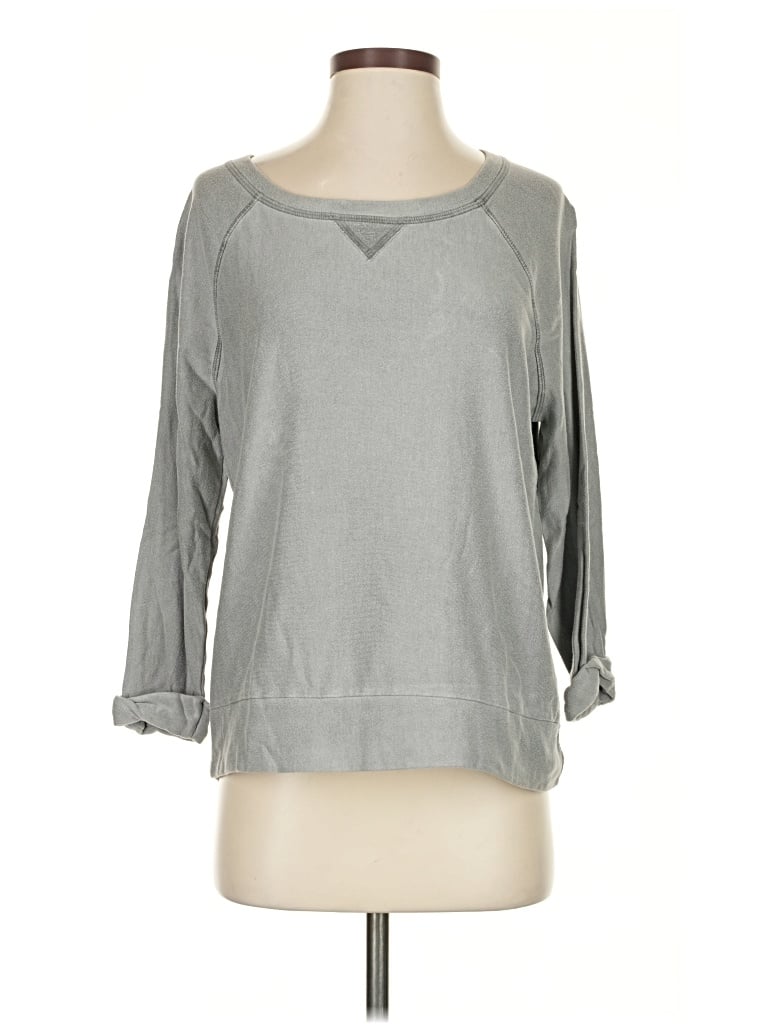 Pre-owned Soft Joie 3/4 Sleeve T-shirt In Gray