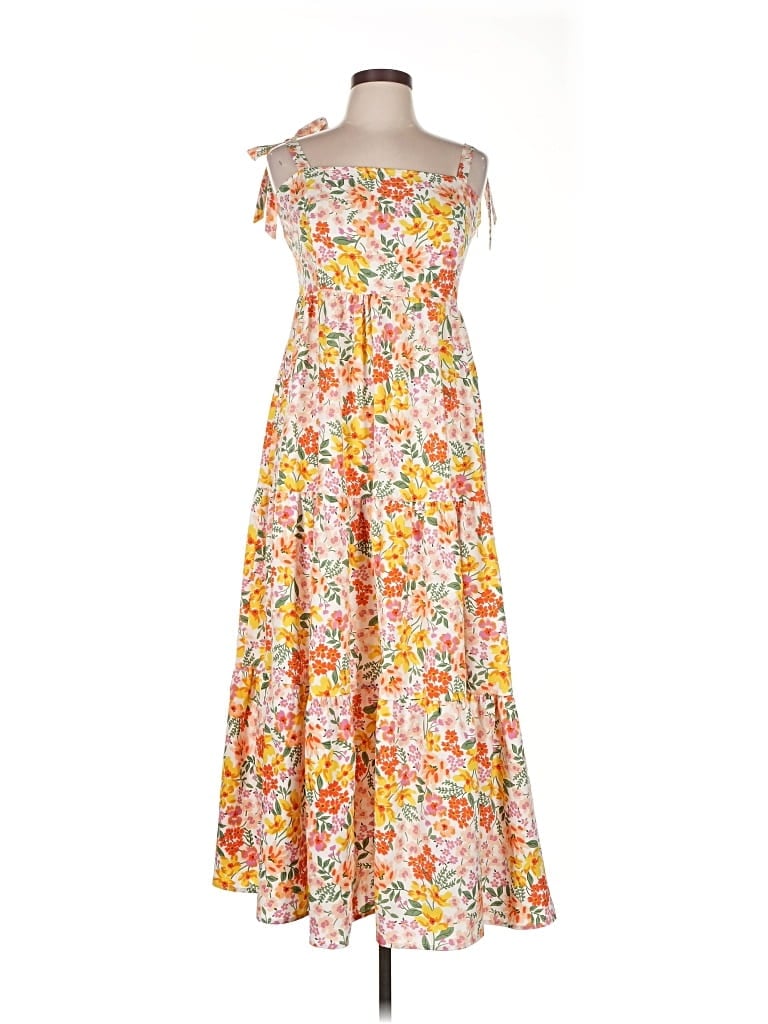 Pre-owned Petal And Pup Casual Dress In Orange