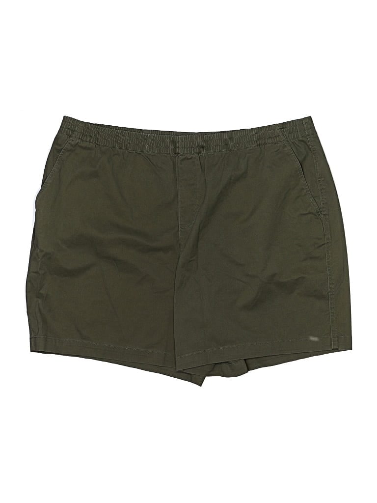 Pre-owned Lands' End Khaki Shorts In Green