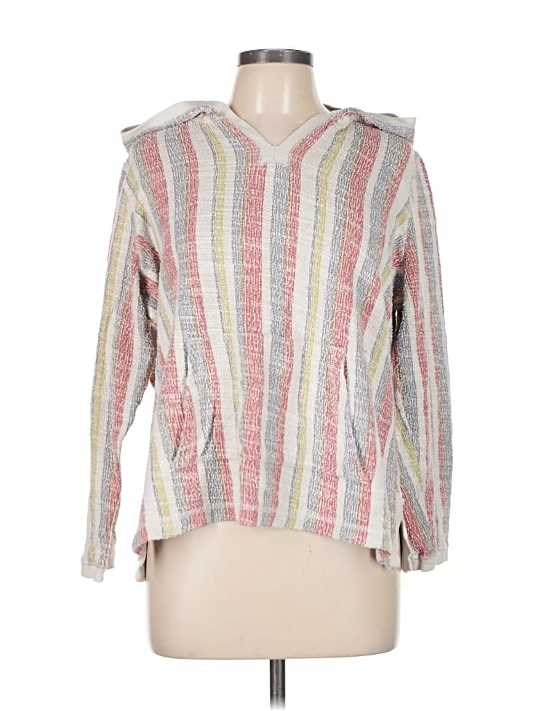 Pre-owned Coldwater Creek Pullover Sweater In White