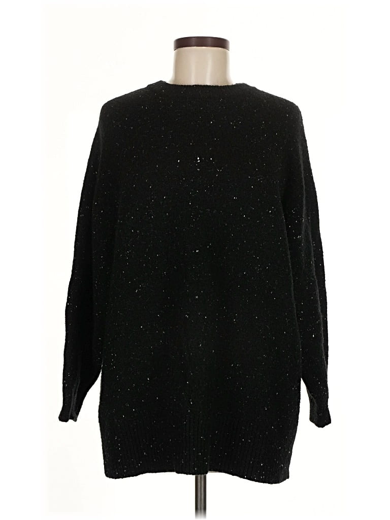 Pre-owned Zara Pullover Sweater In Black