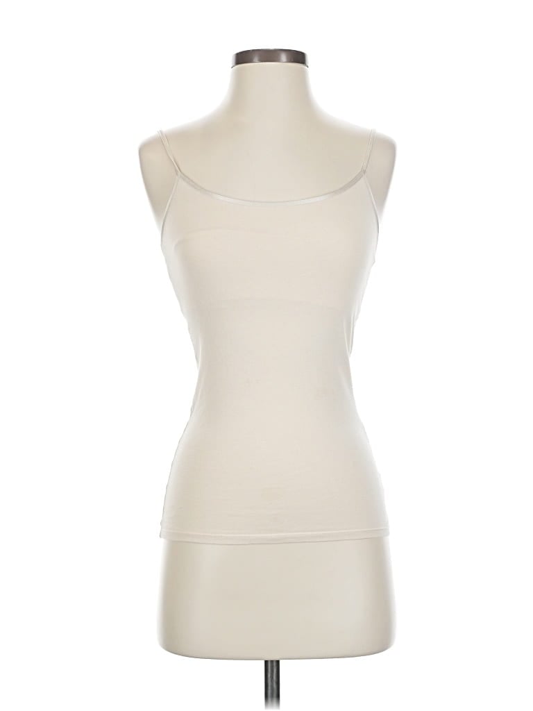 Pre-owned Aerie Tank Top Ivory Strapless Neckline Tops In White