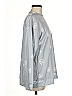 Unbranded Silver Long Sleeve Blouse Size M - photo 4