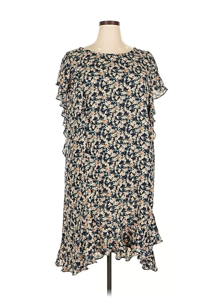 Pre-owned Max Studio Casual Dress In Blue