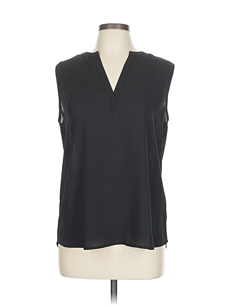 Pre-owned Ro & De Sleeveless Blouse In Black