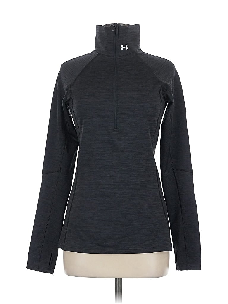 Pre-owned Under Armour Turtleneck Sweater In Black