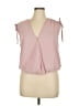 Shein Curve 100% Polyester Pink Sleeveless Blouse Size 0X - photo 1