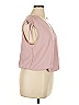 Shein Curve 100% Polyester Pink Sleeveless Blouse Size 0X - photo 4