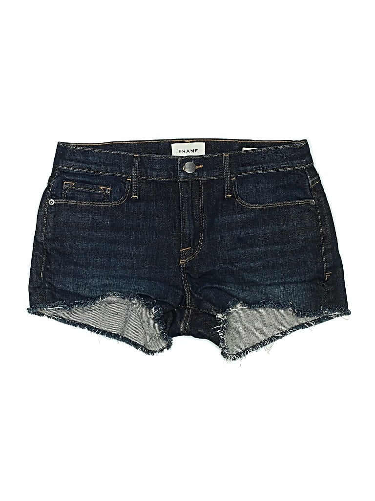 Pre-owned Frame Denim Shorts In Blue
