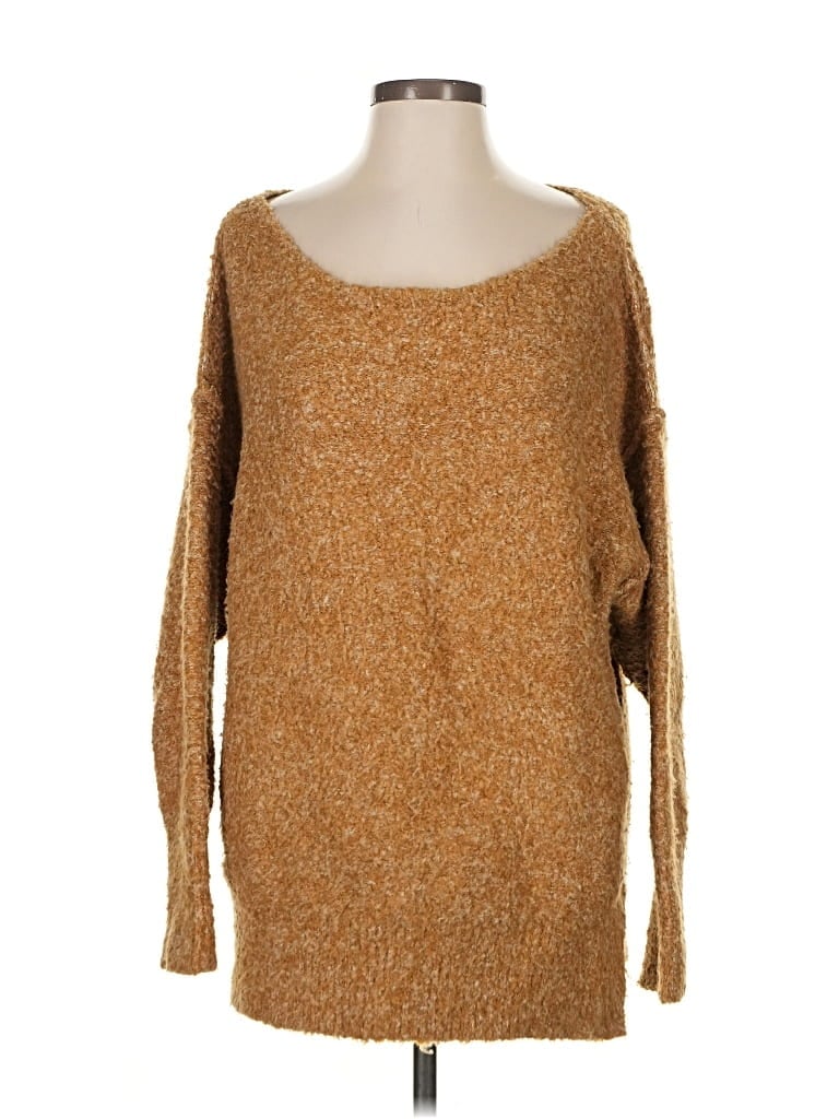 Pre-owned Free People Pullover Sweater In Brown