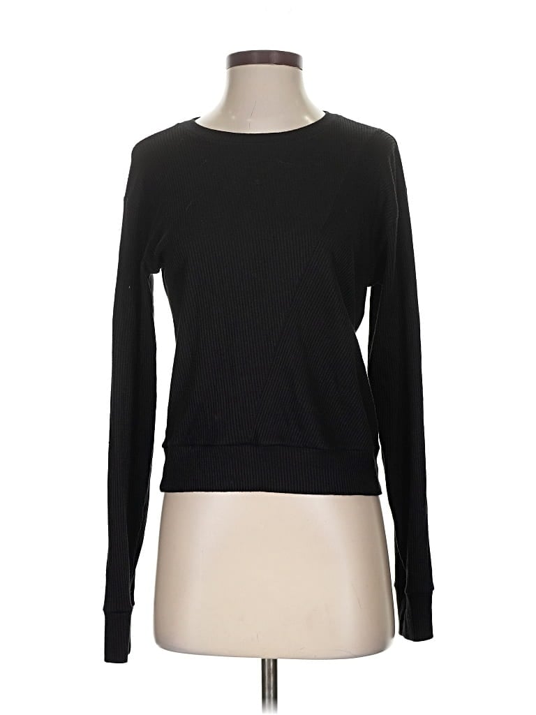 Pre-owned Rag & Bone Long Sleeve T-shirt In Black