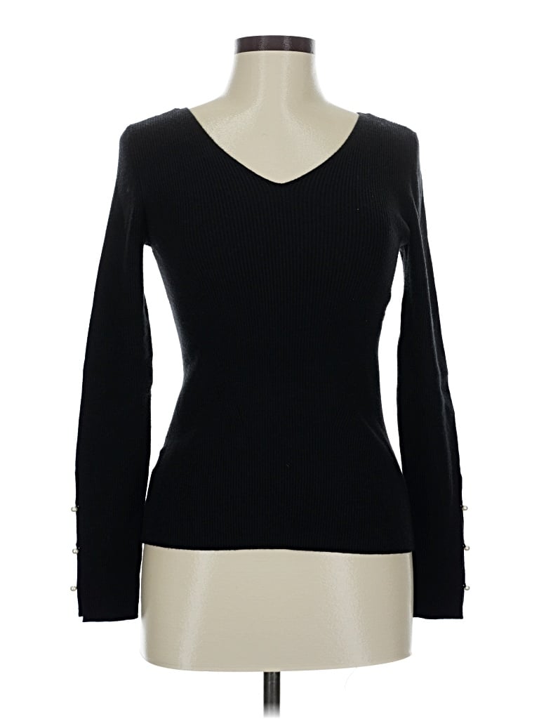 Pre-owned Ann Taylor Pullover Sweater In Black