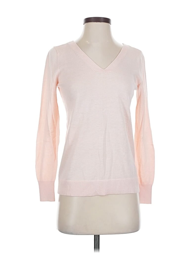 Pre-owned Ann Taylor Loft Pullover Sweater In Pink
