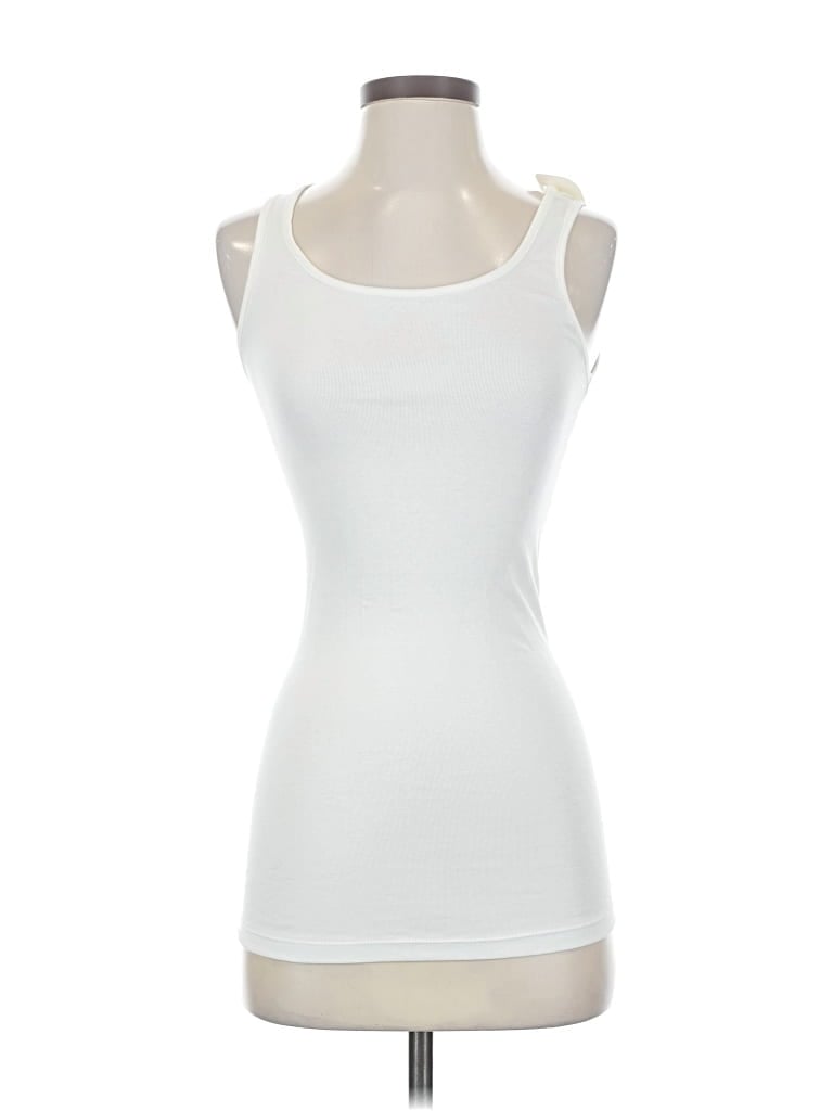 Pre-owned Isabel Tank Top White Strapless Neckline Tops