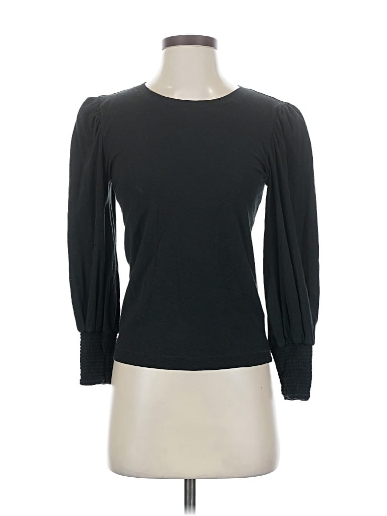 Pre-owned Nation Ltd 3/4 Sleeve T-shirt In Black