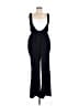 LUCCA Solid Black Jumpsuit Size M - photo 1