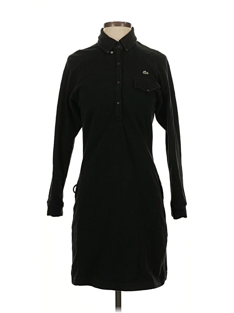 Pre-owned Lacoste Casual Dress In Black
