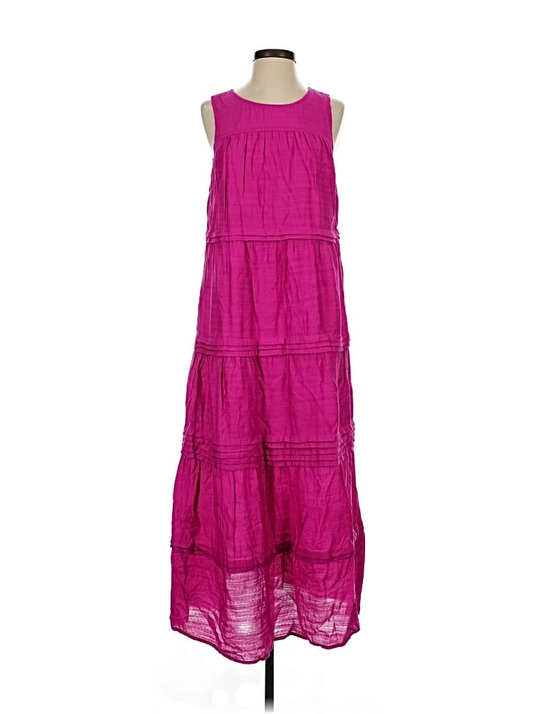 Pre-owned Jjill Casual Dress In Pink