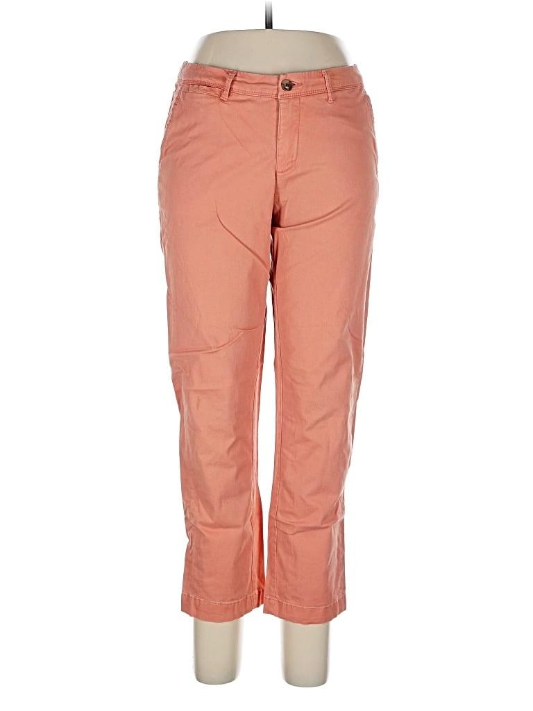 Pre-owned Sonoma Life + Style Casual Pants In Orange