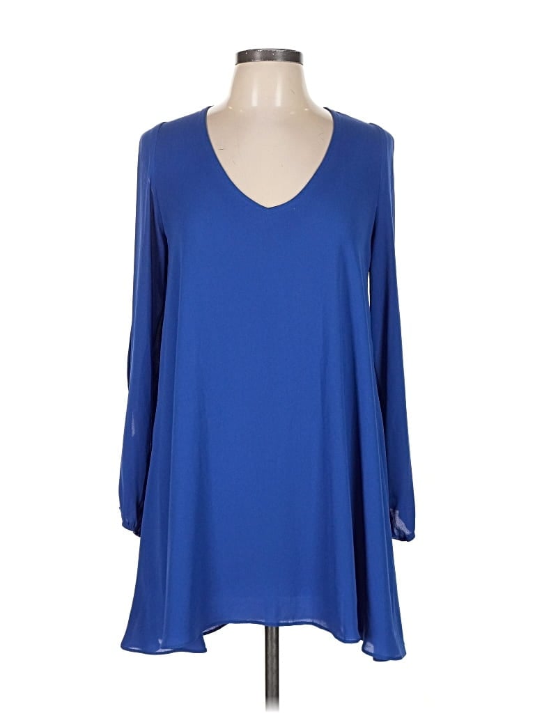 Pre-owned Pookie & Sebastian 3/4 Sleeve Blouse In Blue