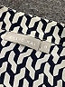 Ellie Kai 100% Silk Houndstooth Silver Blouse Size 0 - photo 7