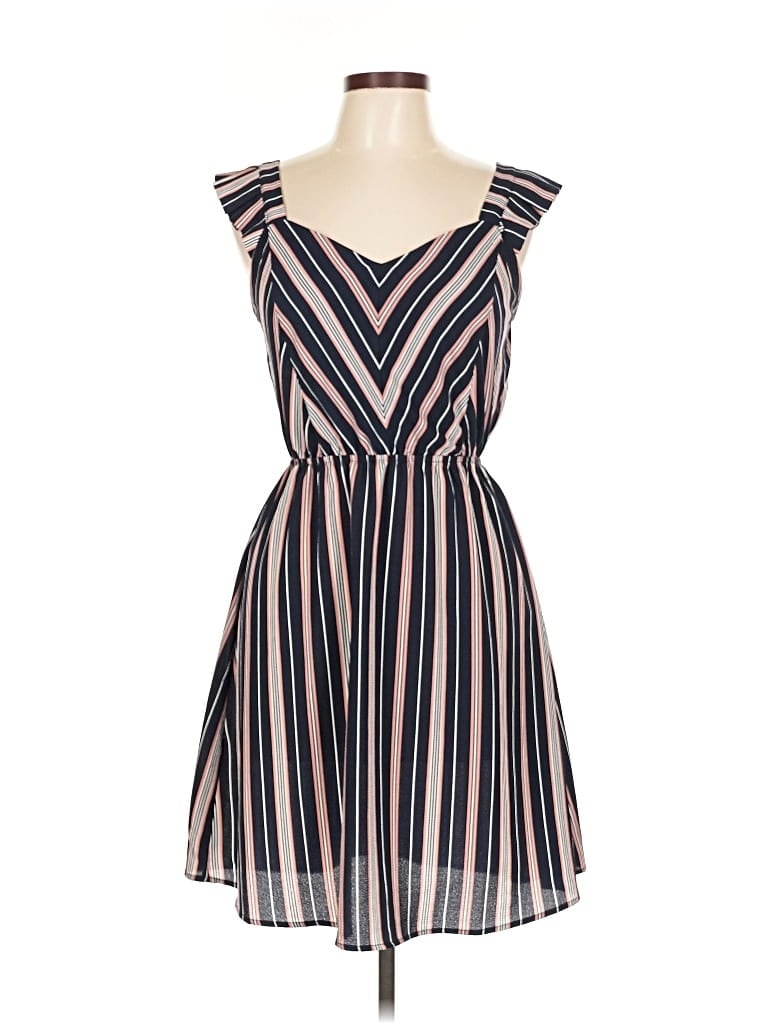 Pre-owned Monteau Casual Dress In Blue