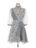 BORA AKSU 100% Polyester Silver Black Cocktail Dress Size EU (IT) 36 / US 0 - photo 1