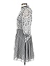 BORA AKSU 100% Polyester Silver Black Cocktail Dress Size EU (IT) 36 / US 0 - photo 5