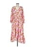 Maison Tara 100% Polyester Pink Casual Dress Size 6 (estimated) - photo 1