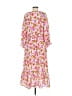 Maison Tara 100% Polyester Pink Casual Dress Size 6 (estimated) - photo 2