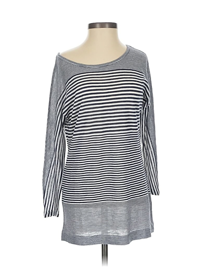 Pre-owned Hi-line 3/4 Sleeve T-shirt In Silver