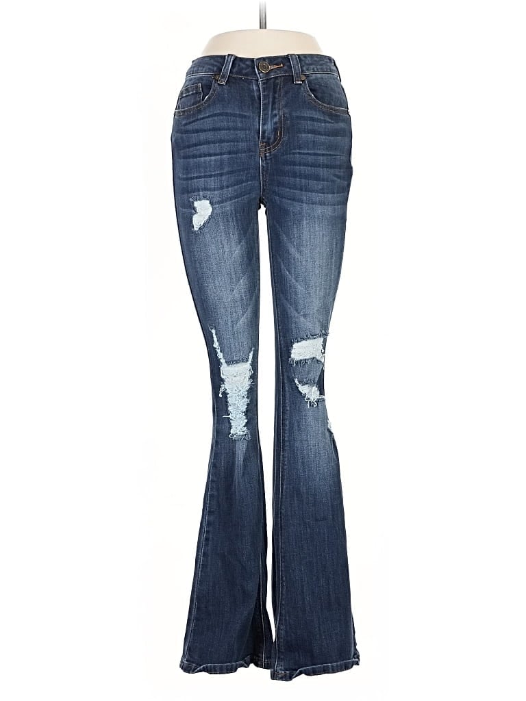 Pre-owned Indigo Rein Jeans In Blue